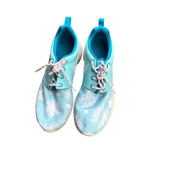 RARE 2016 Nike Roshe One Snowflake Blue Lagoon Size 5.5 - Picture 4 of 5